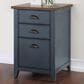 Wycliff Bay Fairmont 3-Drawer File Cabinet in Dusty Blue and Natural, , large