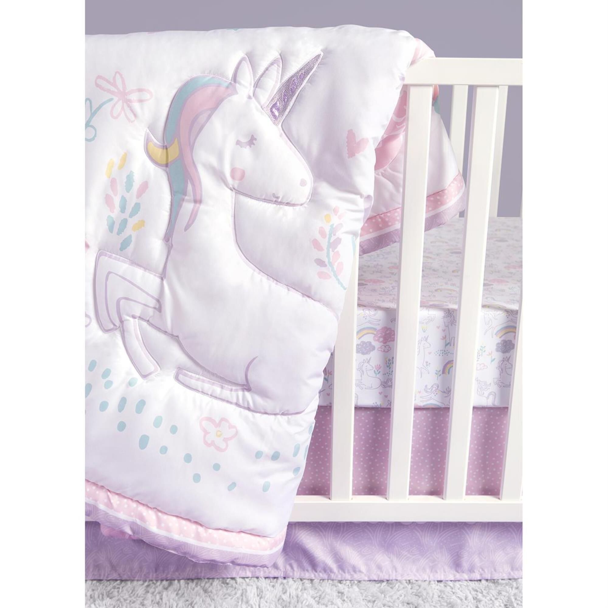 Unicorn crib bedding hotsell