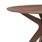 Baxton Studio Monte 47" Dining Table in Walnut Wood - Table Only, , large