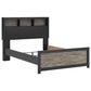 Ashley Broachmyn Full Bookcase Bed in Black and Gray, , large