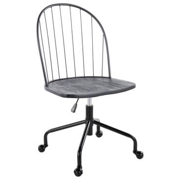 Lumisource Riley Office Chair in Black, , large