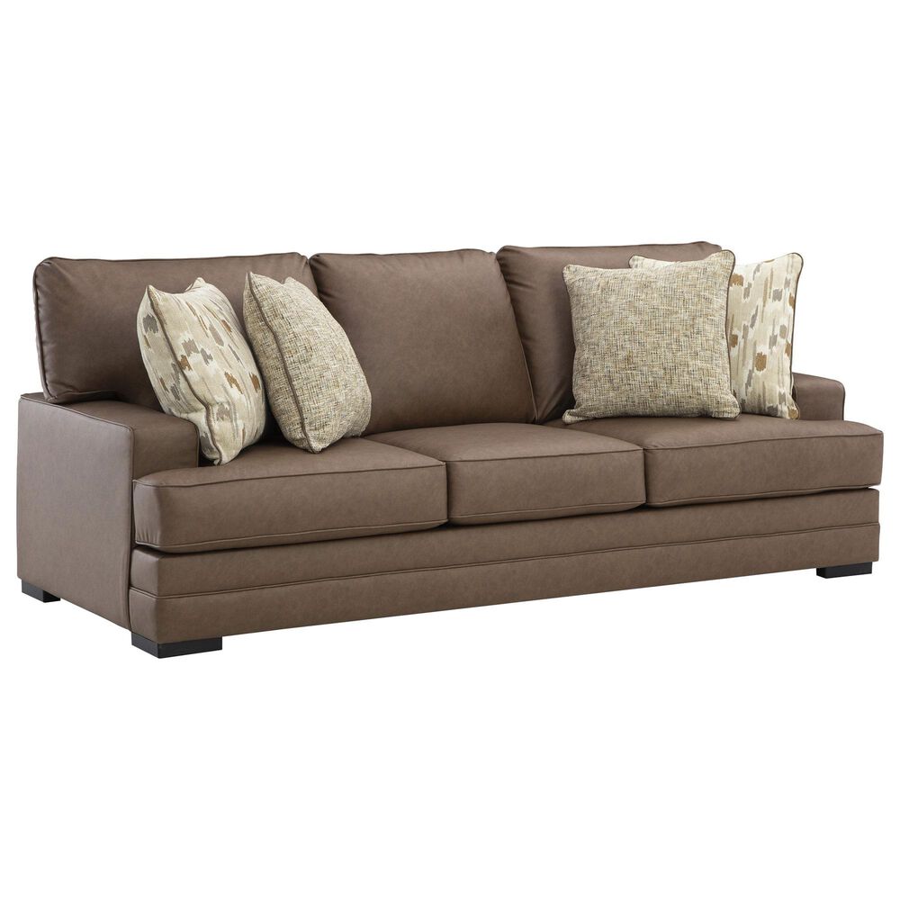 Ashley VillaCourt Stationary Sofa in Caramel, , large