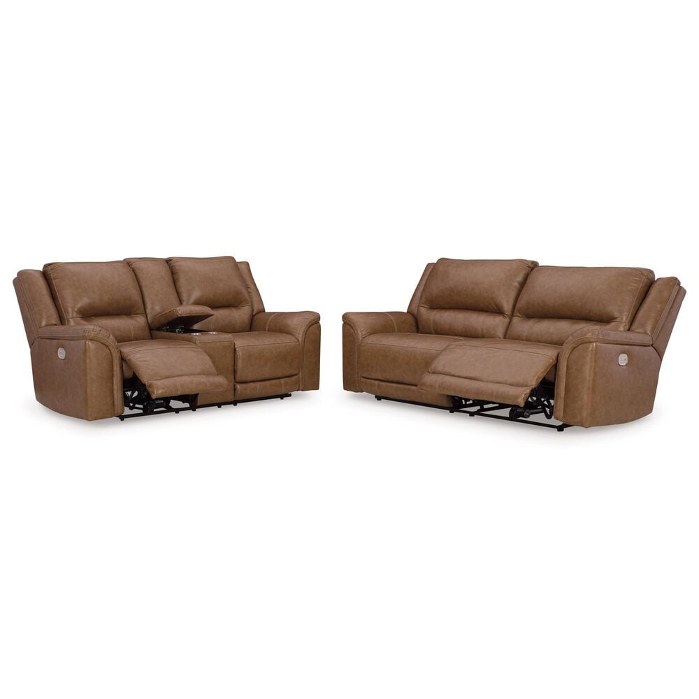 Ashley Trasimeno Power Reclining Sofa in Caramel, , large