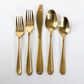 Gibson Home Stravida 20-Piece Flatware Set in Gold, , large