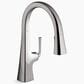 Kohler Graze Pull-Down Kitchen Sink Faucet in Vibrant Titanium, , large