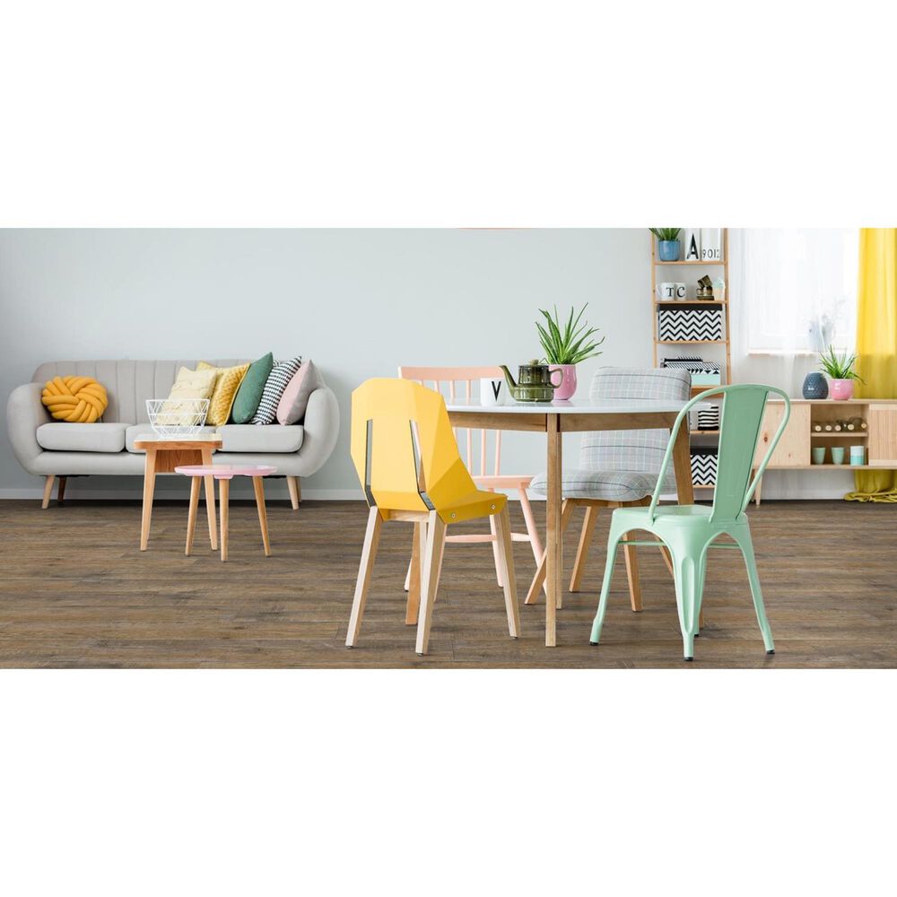 Tarkett NuGen Click Chestnut Ridge Furrowed 7&quot; x 48&quot; Luxury Vinyl Plank, , large