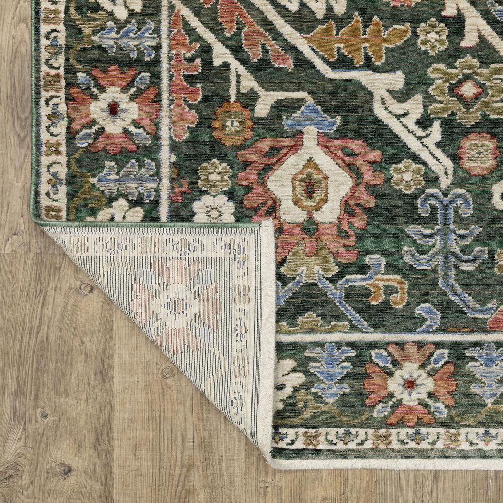 Oriental Weavers Hastings 2&#39;3&quot; x 7&#39;6&quot; Green Runner, , large