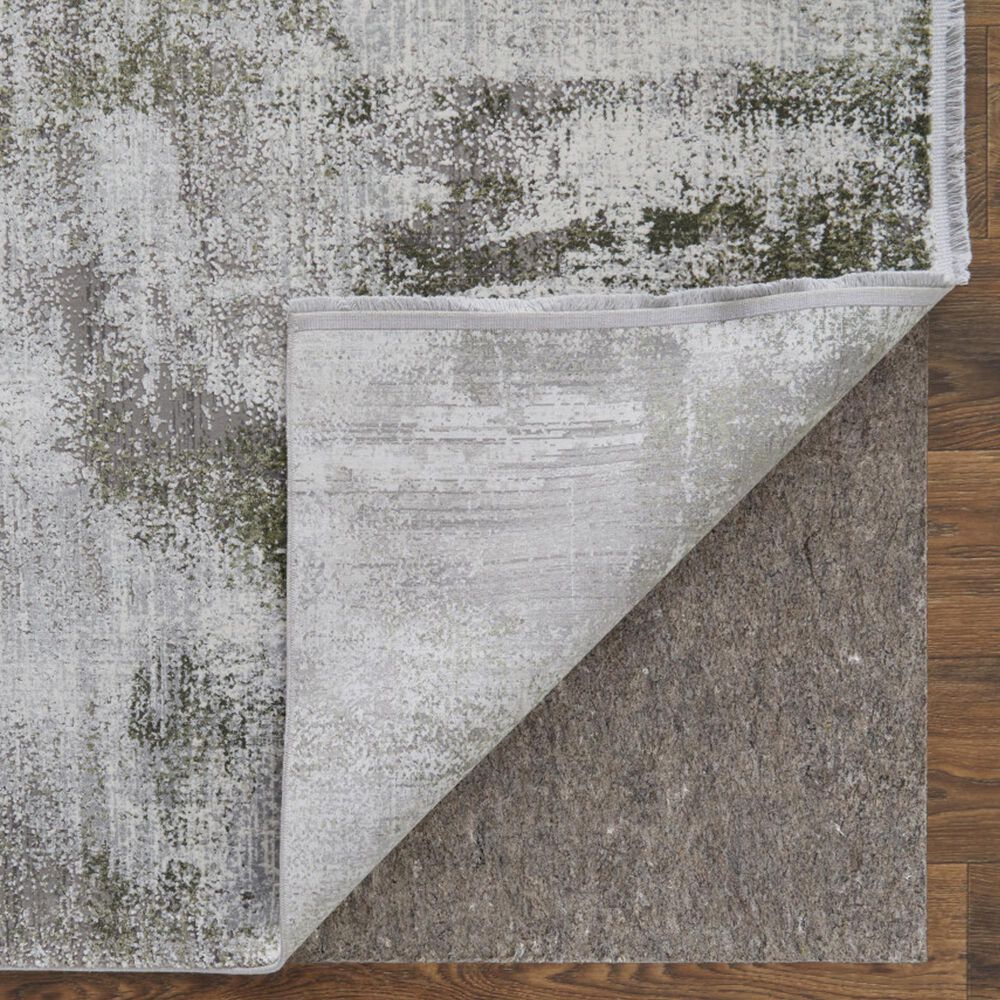 Feizy Cadiz 39N5F Green and Ivory 4'10" x 7'10" Area Rug, , large