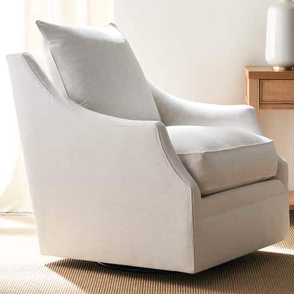 Rowe Furniture Kara Swivel Chair in Natural, , large