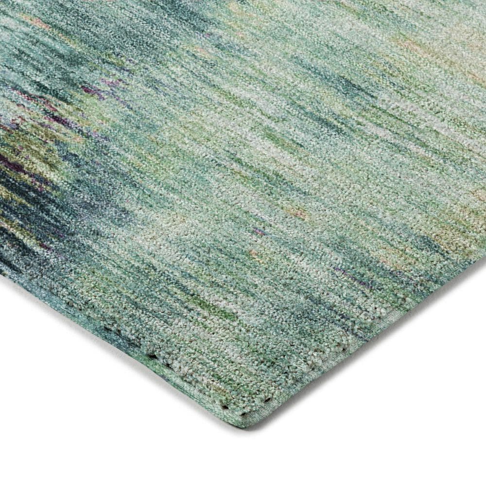 Dalyn Rug Company Kochi KC1 Teal 2&#39;3&quot; x 7&#39;6&quot; Runner, , large