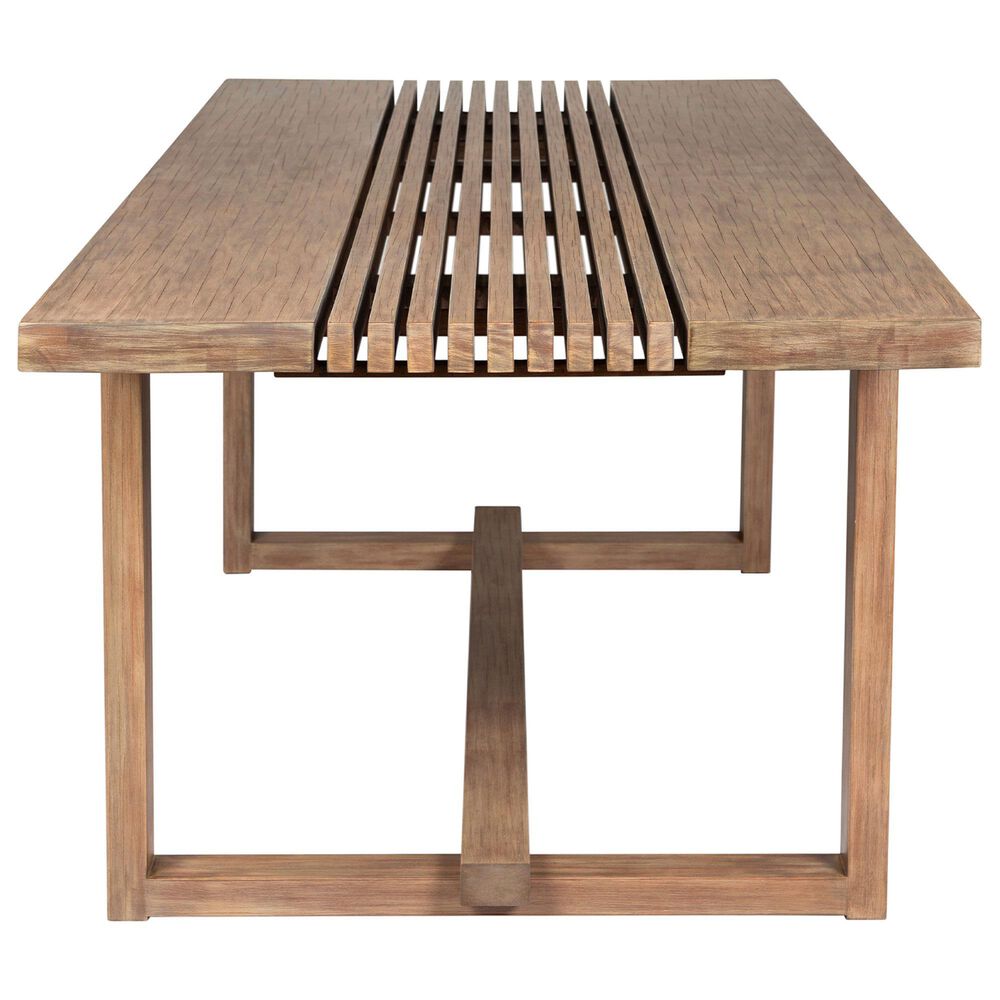 Blue River Vivid Outdoor Rectangular Dining Table in Light Eucalyptus - Table Only, , large