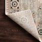 Loloi II Isadora ISA-01 6" x 9" Oatmeal and Silver Area Rug, , large