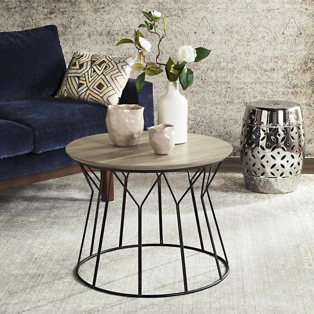 Safavieh Alcott End Table in Light Grey, , large