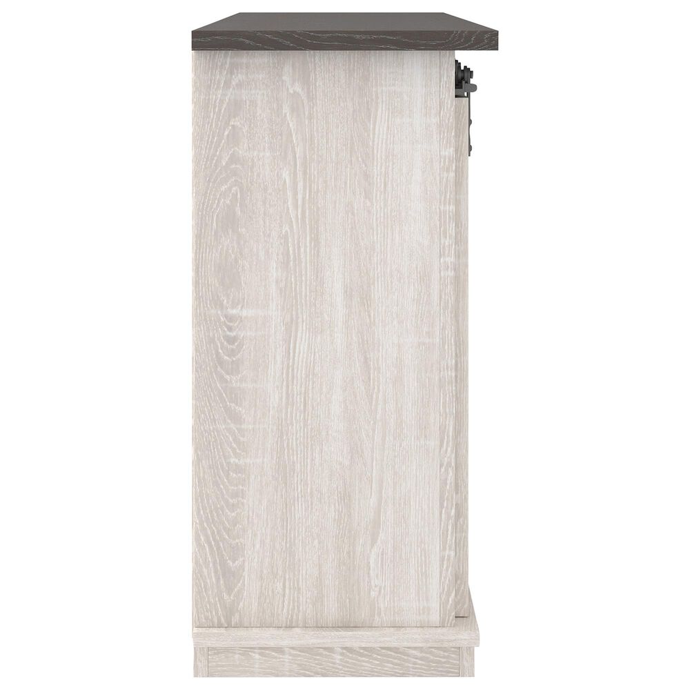 Ashley Dorrinson 54&quot; TV Stand in Antique White and Gray, , large