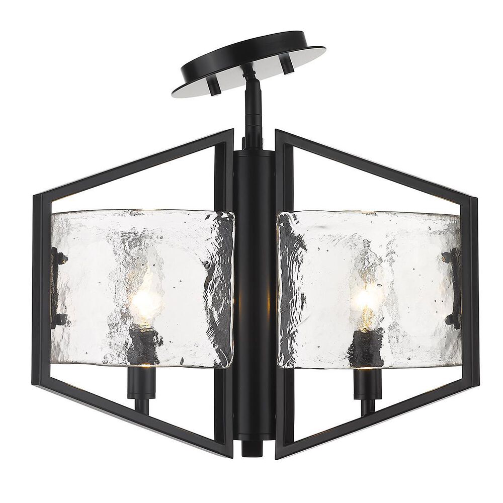 Golden Lighting Varsha Semi-Flush in Matte Black, , large