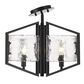 Golden Lighting Varsha Semi-Flush in Matte Black, , large