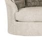 Ashley Soletren Swivel Accent Chair in Stone, , large