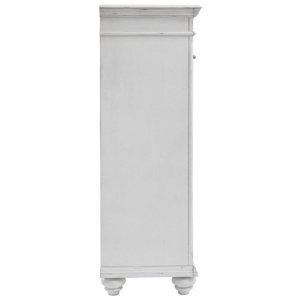 Ashley Kanwyn 7 Drawer Chest in Distressed Whitewash, , large