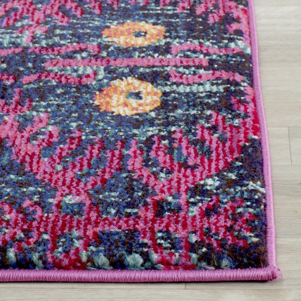 Safavieh Monaco MNC213D-4 4&#39; x 5&#39;7&quot; Pink/Multi Area Rug, , large