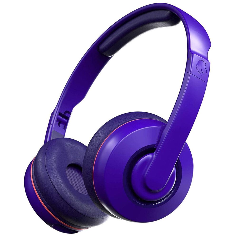 Skullcandy Cassette Wireless On Ear Headphone in Retro Purple, , large
