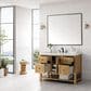 James Martin Breckenridge 48" Single Bathroom Vanity Cabinet in Light Natural Oak, , large