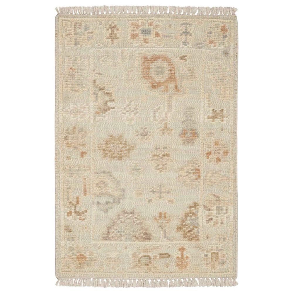 Nourison Whispers 2" x 3" Cream, Grey and Brown Area Rug, , large