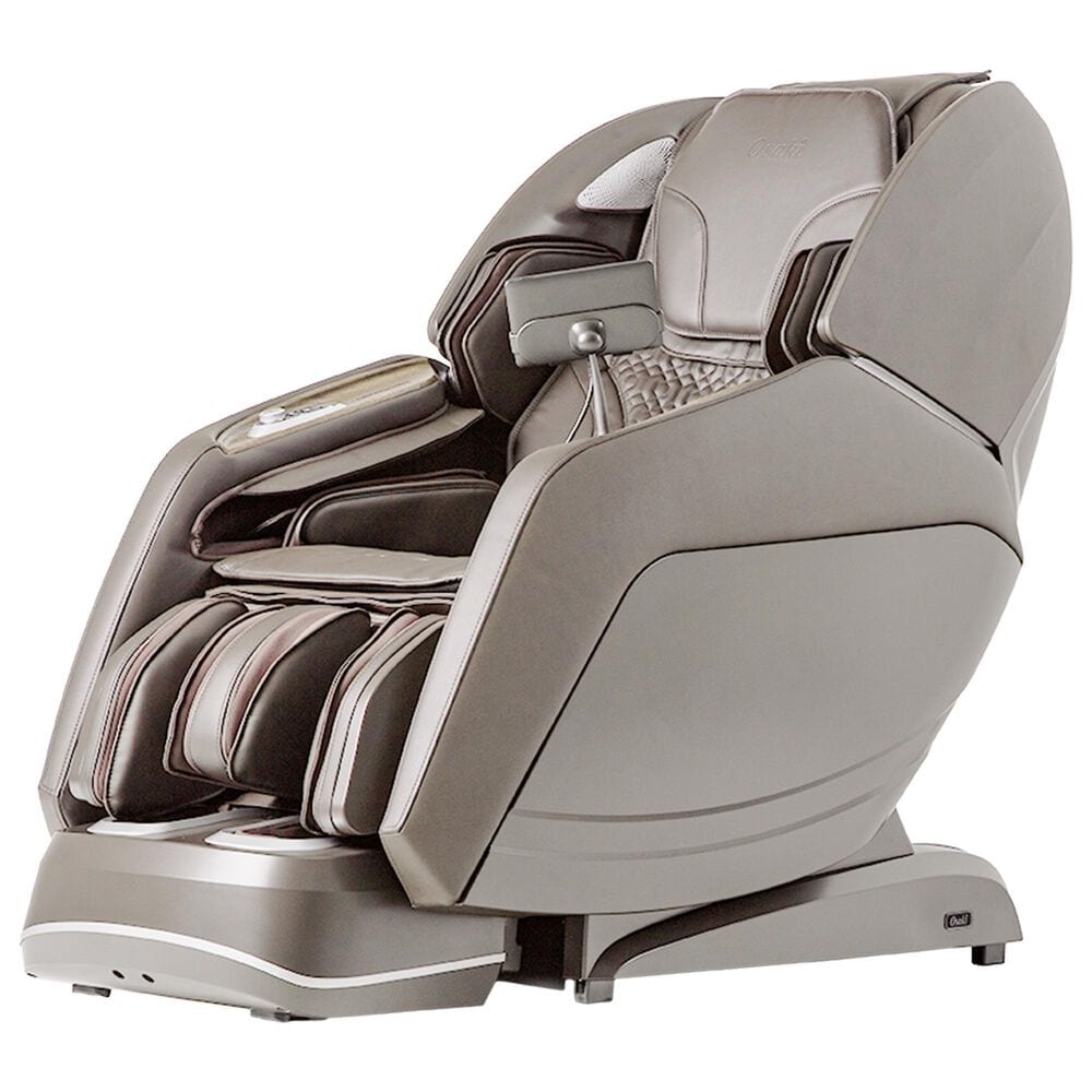 Osaki Platinum 4D and 3D Manhattan Duo Zero Gravity Massage Chair in Taupe, , large