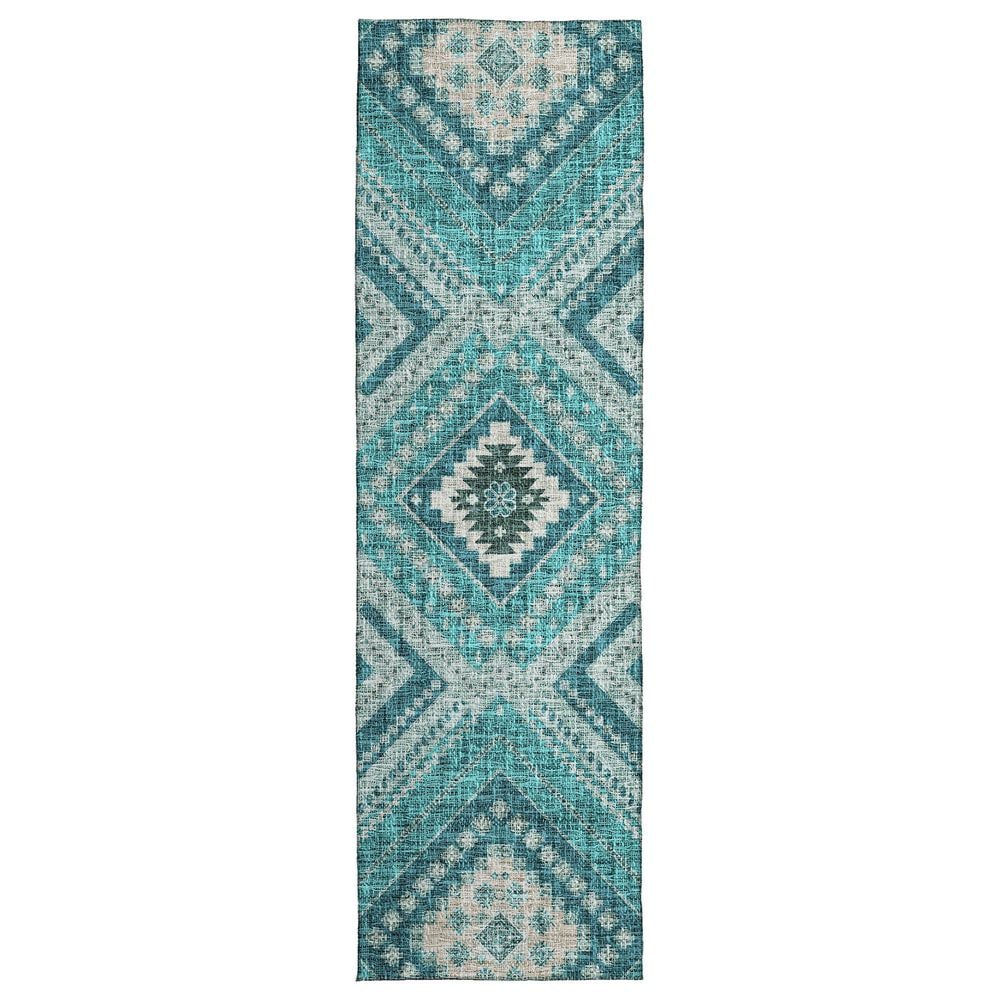 Dalyn Rug Company Portico PO5 Teal 2"3" x 7"6" Runner, , large