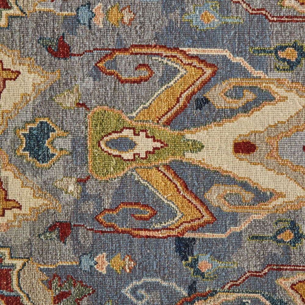 Feizy Leylan 3&#39;6&quot; x 5&#39;6&quot; Blue and Multicolor Area Rug, , large