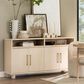 Urban Home Zinnia 4-Door Sideboard in White Sand, , large