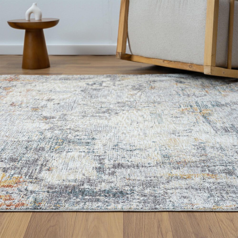 L&amp;R Resources Allure Gray and Brown 9&#39; x 12&#39; Area Rug, , large