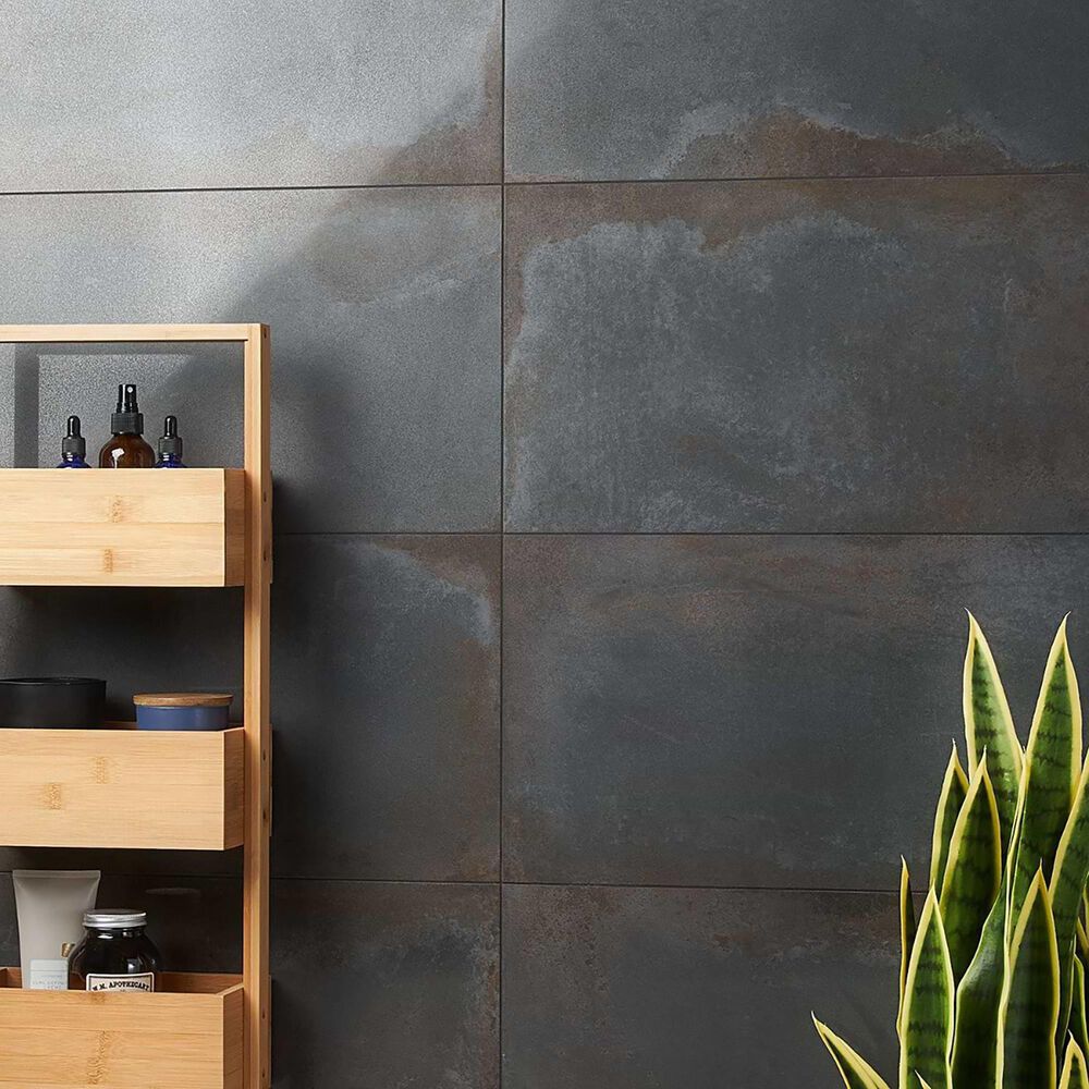 Soho Studio Angela Harris San Francisco Black 12" x 24" Matte Porcelain Tile, , large