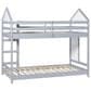 Walker Edison Skyler Twin over Twin Bunk Bed in Grey, , large