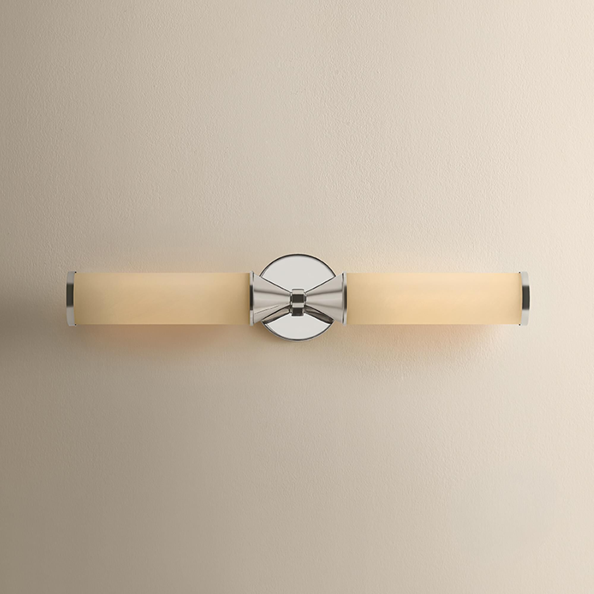 Mitzi Lighting Zinnia 2-Light Wall Sconce in Polished Nickel