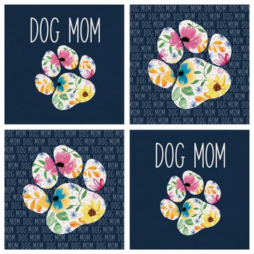 Carson Gifts Dog Mom Square House Coasters in Multicolor (Set of 4), , large