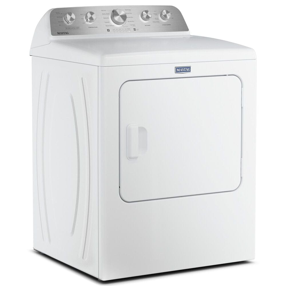 Maytag 4.8 Cu. Ft. Pet Pro Top Load Washer and 7.0 Cu. Ft. Electric Dryer Laundry Pair in White, , large