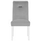 Global Furniture USA Monoco Pedestal Dining Table and 4 Dining Chairs in White, , large