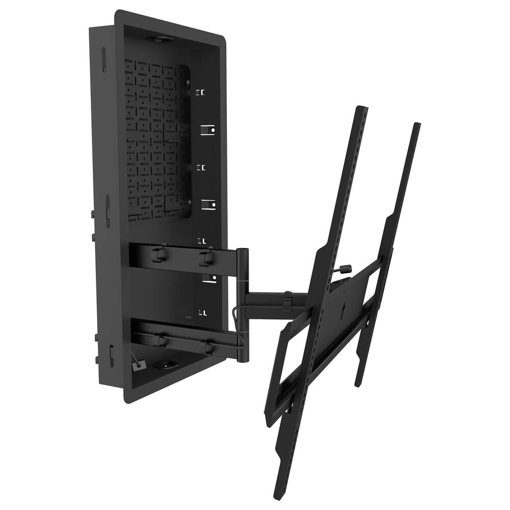 Kanto Pro Series Recessed TV In-Wall Mount for 65" - 90" TVs in Black, , large