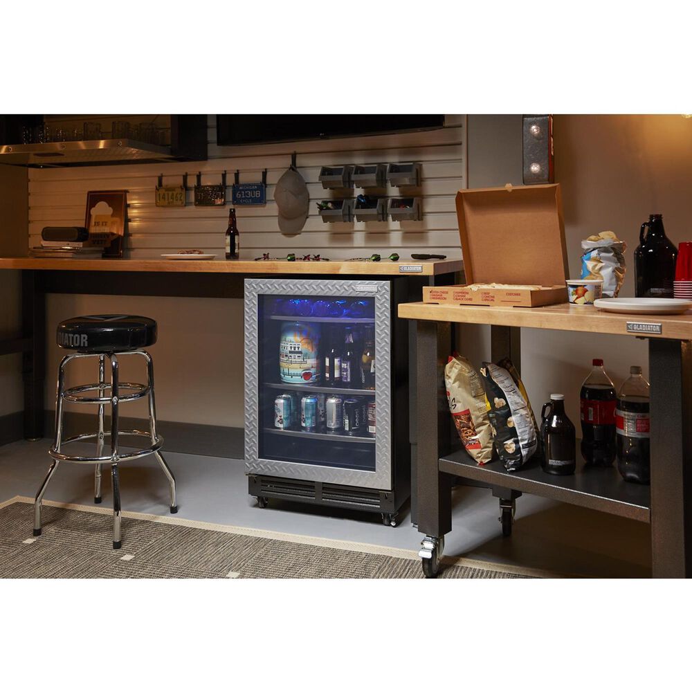Gladiator 5.4 Cu. Ft. Beverage Cooler in Hammered Granite, , large