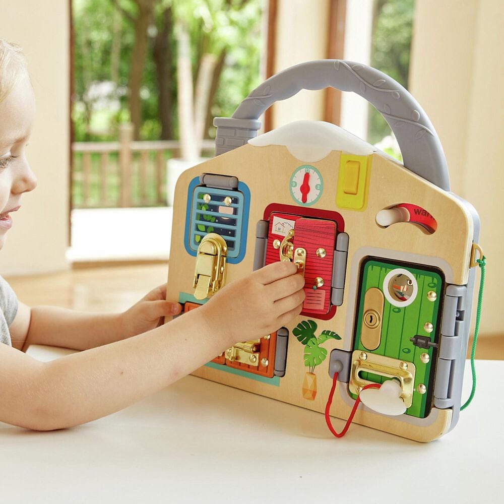 Hape Toys Lock and Learn Playboard, , large