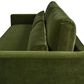 Jennifer Taylor Home Elliot Stationary Sofa in Olive Green Velvet, , large