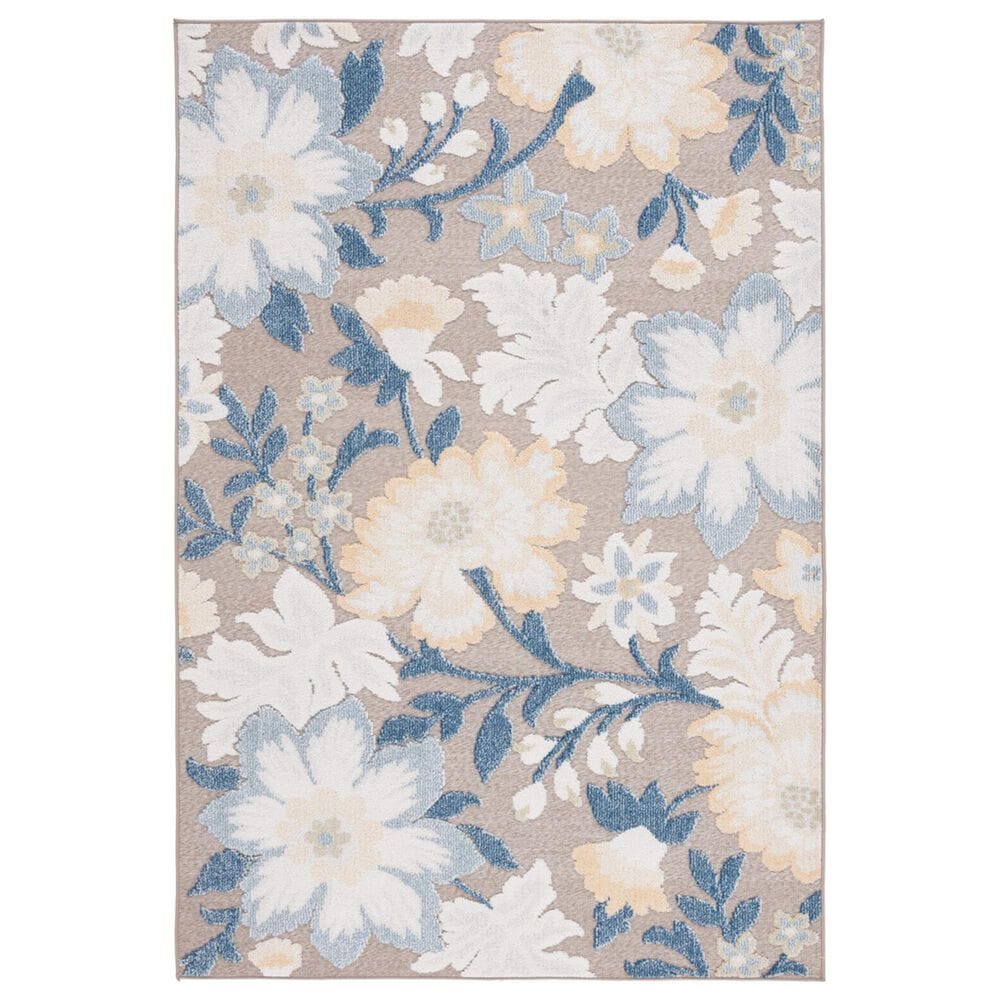 Safavieh Sarasota 4"5" x 6"5" Navy and Brown Indoor/Outdoor Area Rug, , large