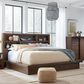 Riva Ridge Modern Loft California King Platform Bed in Brownstone, , large