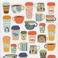 Werkshoppe But First Coffee Microfiber Towel in Multicolor, , large