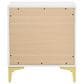 Pacific Landing Kendall 2-Drawer Nightstand in Gold and White, , large