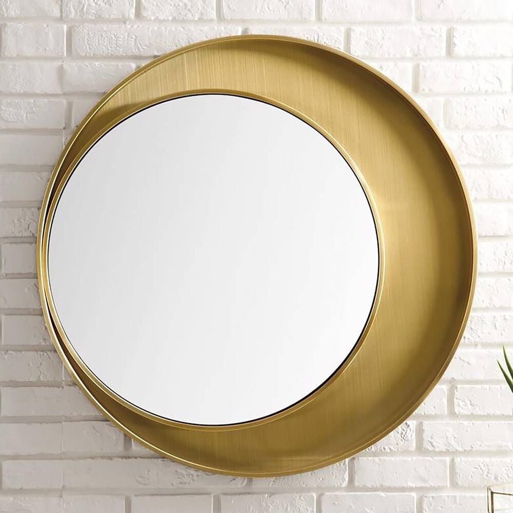 James Martin Luna 35.5" Mirror in Radiant Gold, , large