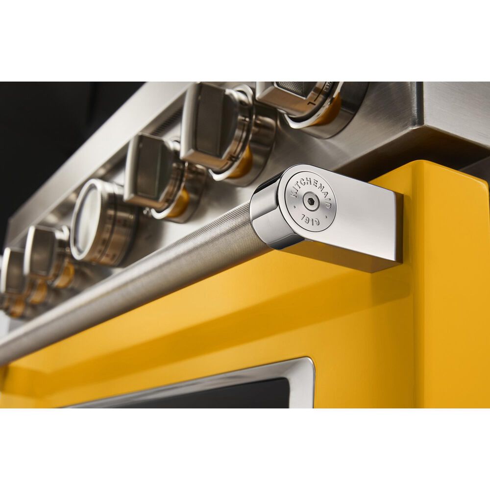 KitchenAid 5.1 Cu. Ft. Freestanding Gas Range with 6 Burners in Yellow Pepper, , large
