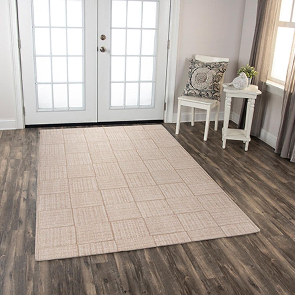 RIZZY Taylor Geometric 7&#39;9&quot; x 9&#39;9&quot; Ivory Area Rug, , large