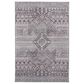 Feizy Francisco 4" x 6" Ivory and Charcoal Area Rug, , large