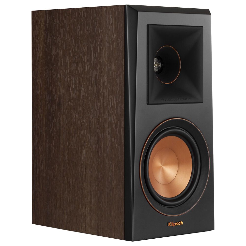 Klipsch RP-500M II Bookshelf Speakers in Walnut, , large